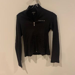 Bebe zip up size M black